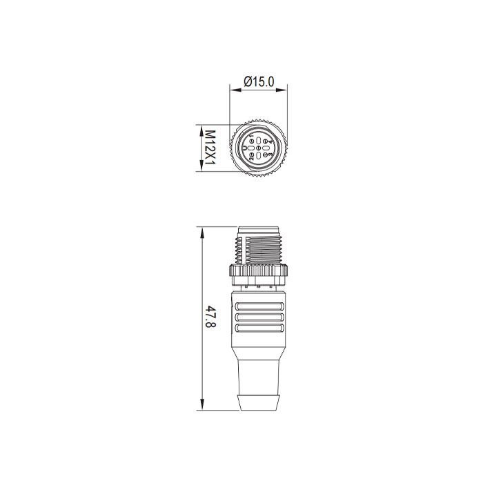 M12 5Pin、Terminating resistor、0C4R31