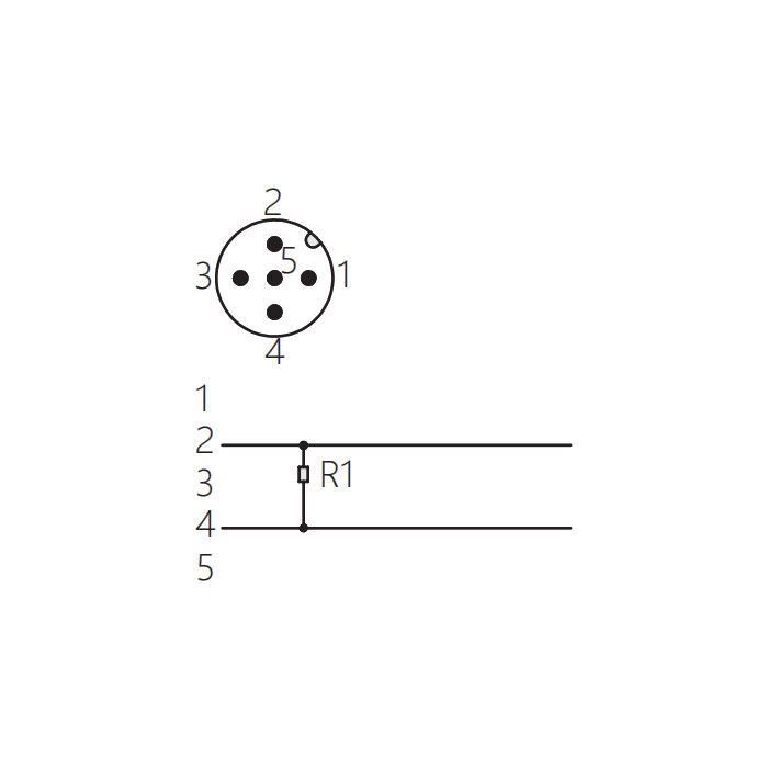 M12 5Pin、Terminating resistor、0C4R31