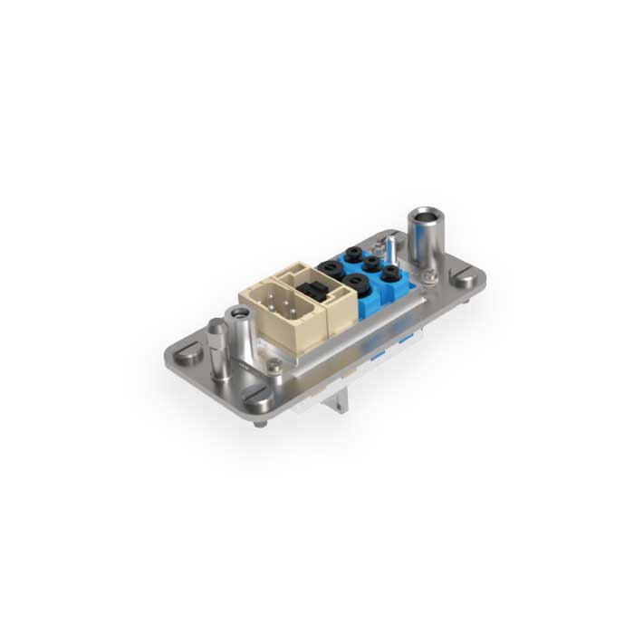  Inch-size rectangular Multi-connector H16B-M4-M