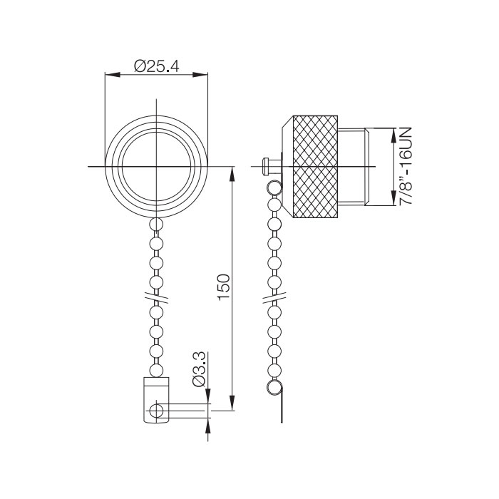 Profibus 附件、螺旋塞 7/8 英寸、電源端口蓋、670001 