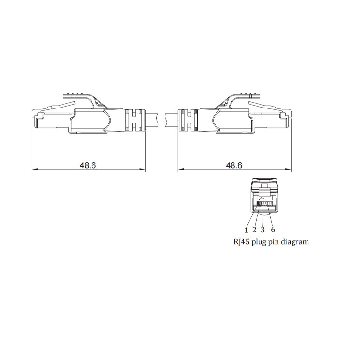 RJ45/RJ45、Dual end pre cast  PVC non flexible cable、With shielding 、Green sheath、0C4201-XXX