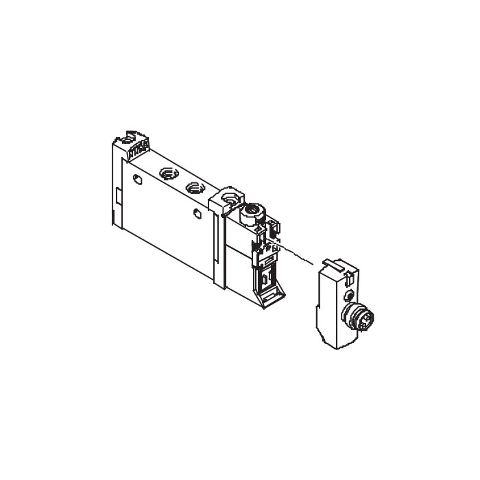 管式閥G1/4、三位五通閥 內(nèi)先導(dǎo)、中壓式、閥寬18 mm、FAS-L18-P53U-T-G14-M8、8180700148